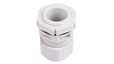 Dławnica kablowa M 25 IP68 poliamidowa biała V-M25 206911