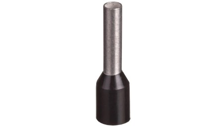 Końcówka tulejkowa izolowana TI 1,5mm2/8mm czarna cynowana TI1,5L8x500 /500szt./