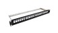 Patch panel 19 cali pusty, modularny 24 porty 1U z podporą niewyposażony PK020