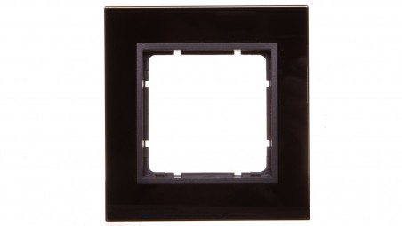 Berker B7 GLAS Ramka pojedyncza pozioma/ pionowa szklana antracytowa 10116616