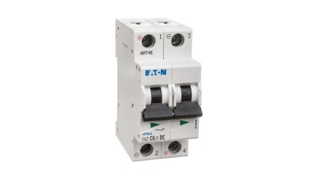 Wyłącznik nadprądowy 2P C 6A 15kA DC FAZ C6/2-DC 279137