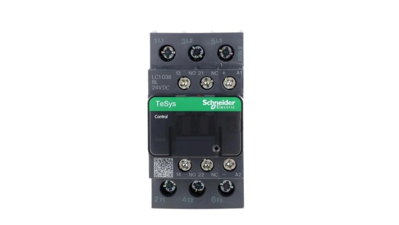 TeSys Deca Stycznik mocy 38A 3P 24V DC 1Z 1R LC1D38BL TeSys Deca Stycznik mocy 38A 3P 24V DC 1Z 1R LC1D38BL