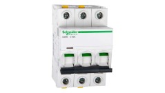 Wyłącznik nadprądowy 3P C 63A 6kA AC iC60N-C63-3 A9F04363
