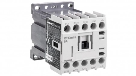 Stycznik mocy 6A 3P 24V DC 0Z 1R CTX3 MINI 417011