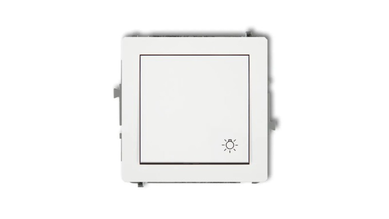 DECO Mechanizm łącznika zwierny światło, biały mat 25DWP-5 DECO Mechanizm łącznika zwierny światło, biały mat 25DWP-5