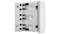 Systo Gniazdo podwójne przelotowe z/u 2x(2P+Z) 16A 250V 4 moduły białe WS122