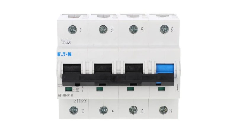 Wyłącznik nadprądowy 3P+N D 100A 15kA AC AZ-3N-D100 211829