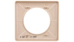CELIANE Ramka ANODISED Tekstura aluminium - pojedyncza 068721