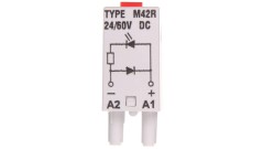 Moduł sygnalizacyjny LD (diody: LED czerwony + D) 24-60V DC M42R szary 854844