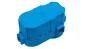 Puszka podtynkowa podwójna 60mm głęboka niebieska SE2x60G 34159203 /5szt./