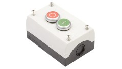 Kaseta sterownicza 2-otworowa START/STOP szara IP67 M22-I2-M1 216529