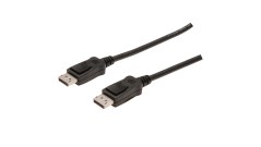 Kabel połączeniowy DisplayPort 1.2 Typ DP/DP, M/M czarny 15m AK-340100-150-S