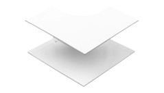 Naroże wewnętrzne kanału WDK 60x60 HI60060RW białe 6192017 /2szt./