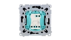 Simon Basic Łącznik świecznikowy z podświetleniem LED (moduł) 10AX, 250V, szybkozłącza, czarny BMW5L.01/49