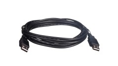 Kabel połączeniowy USB 2.0 Typ USB A/USB A, M/M czarny 3m AK-300100-030-S