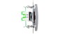 IMPRESJA Gniazdo komputerowe pojedyncze RJ45 kat.5e MMC srebrne GPK-1Y/K/m/18 IMPRESJA Gniazdo komputerowe pojedyncze RJ45 kat.5e MMC srebrne GPK-1Y/K/m/18