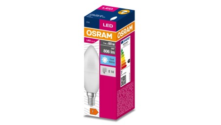 Żarówka LED VALUE CLASSIC B 60 E14 7,5W 806lm 4000K 840 FR non-dim 4058075311886