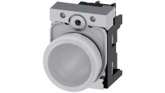 Lampka sygnalizacyjna 22mm metalowa biała 24V AC/DC IP69k Sirius ACT 3SU1152-6AA60-1AA0