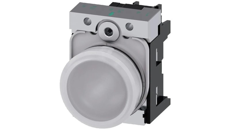 Lampka sygnalizacyjna kompletna 22mm biała LED 24V AC-DC metal przył śrubowe SIRIUS ACT 3SU1152-6AA60-1AA0 Lampka sygnalizacyjna kompletna 22mm biała LED 24V AC-DC metal przył śrubowe SIRIUS ACT 3SU1152-6AA60-1AA0