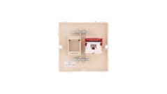 Simon Basic Gniazdo komputerowe pojedyncze RJ45 kat.5e beżowe BMF51.02/12