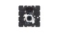 CELIANE Gniazdo komputerowe pojedyncze RJ45 FTP kat.6 czarne 067345
