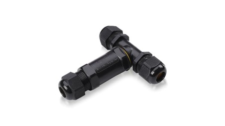 Mufa kablowa rozgałęźna skręcana 8-12mm2 450V 24A Czarna IP68 5978