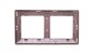 VALENA LIFE Ramka podwójna aluminium 754132