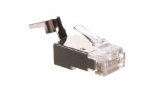 Wtyk RJ45 8P8C kat. 6A uniwersalny ekranowany do przewodów AWG 22-24 X-ML-6F-OD-IMP /100szt./