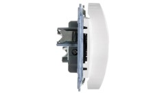 Simon 10 Gniazdo podwójne b/u białe 16A 250V IP20 CG2M.01/11