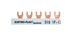 Szyna łączeniowa 1P 63A 12mm2 widełkowa (18 mod.) 1F S18 1F-10 45.308