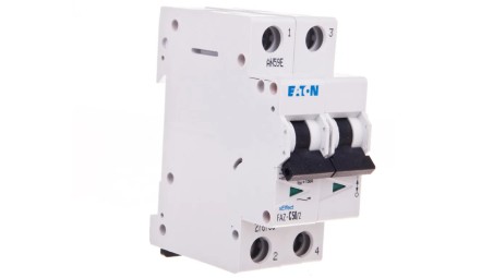 Wyłącznik nadprądowy 2P C 50A 15kA AC FAZ C50/2 278765