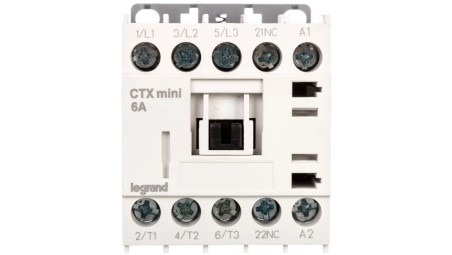 Stycznik mocy 6A 3P 230V AC 0Z 1R CTX3 MINI 417016