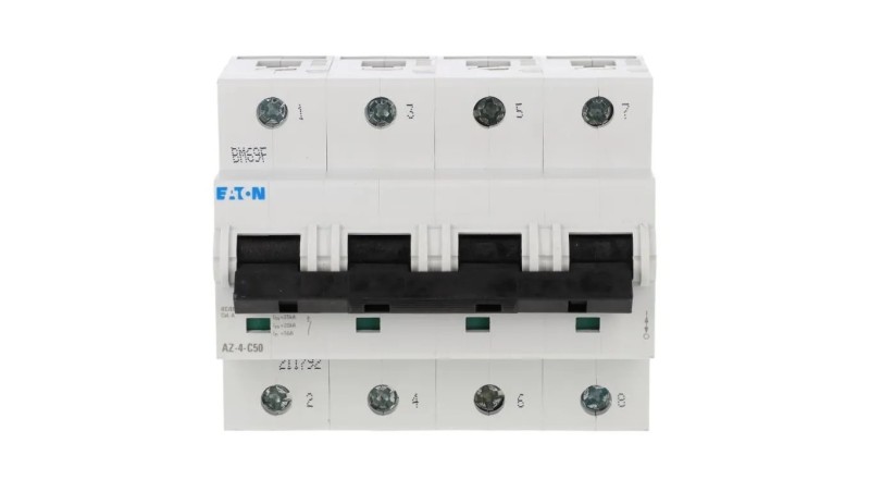 Wyłącznik nadprądowy 4P C 50A 25kA AC AZ-4-C50 211792 Wyłącznik nadprądowy 4P C 50A 25kA AC AZ-4-C50 211792