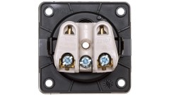 Integro Flow Gniazdo pojedyncze z/u 16A 250V antracyt 961852505
