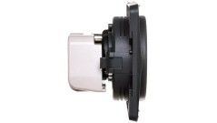 Integro Flow Gniazdo pojedyncze z/u 16A 250V antracyt 961852505