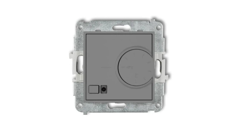 MINI Regulator temperatury elektroniczny z czujnikiem podpodłogowym srebrny metalik 7MRT-1