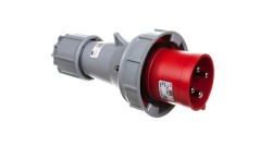 Wtyczka przenośna 63A 4P 400V czerwona IP67 POWER TWIST 034-6