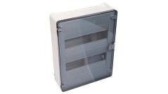 Rozdzielnica modułowa 2x12 natynkowa IP40 Golf (drzwi transparentne) VS212TD
