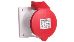 Gniazdo tablicowe proste 32A 4p 400V 6h IP44 13011