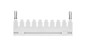 Mostek grzebieniowy 1 na 10 jasnoszary 870-440 /25szt./ Mostek grzebieniowy 1 na 10 jasnoszary 870-440 /25szt./