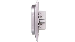 VENA Gniazdo podwójne z/u aluminium 514036