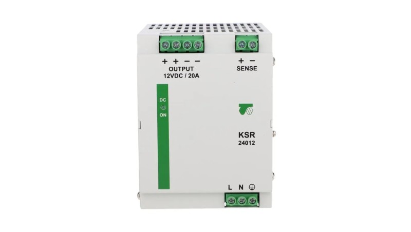 Zasilacz impulsowy modułowy KSR 24012 230VAC/12VDC 240W 20A 18912-9996