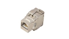 Gniazdo keystone RJ45 STP kat. 6 beznarzędziowe ekranowane Q-LANTEC MKB-S6-1