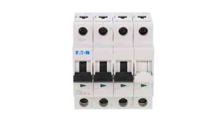 Wyłącznik nadprądowy 3P+N D 1,6A 15kA AC FAZ-D1,6/3N 278985