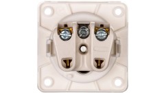 Integro Flow Gniazdo pojedyncze z/u śnieżnobiałe mat 961852502
