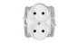 MINI Mechanizm gniazda podwójnego do ramki bez uziemienia 2x2P (przesłony torów prądowych) biały mat 25MGPR-2p MINI Mechanizm gniazda podwójnego do ramki bez uziemienia 2x2P (przesłony torów prądowych) biały mat 25MGPR-2p