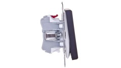 SONATA Łącznik krzyżowy czarny metalik ŁP-4R/m/33
