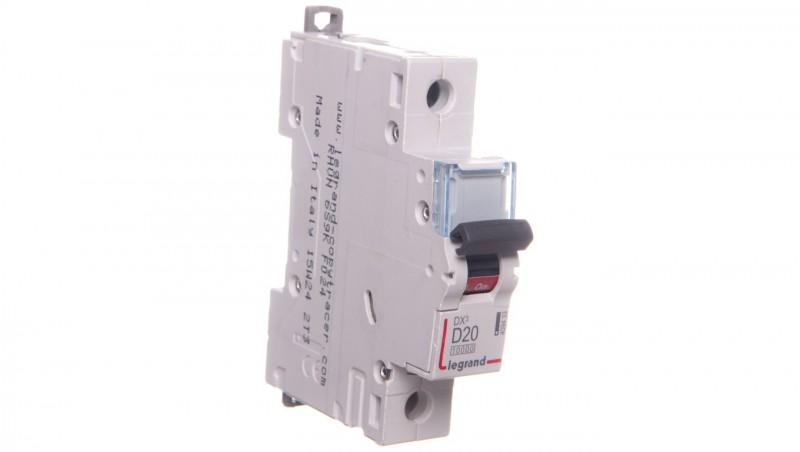 Wyłącznik nadprądowy 1P D 20A 10kA AC S311 DX3 409433 Wyłącznik nadprądowy 1P D 20A 10kA AC S311 DX3 409433