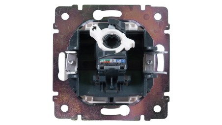 VALENA Gniazdo telefoniczne aluminium 1xRJ45 5e UTP 770230