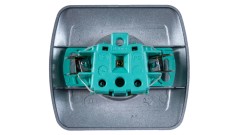 Simon Akord Gniazdo pojedyncze b/u 16A IP20 aluminium metalizowane AG1e/26